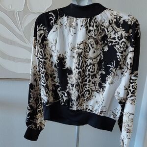 Elegant Black and White Women's Jacket